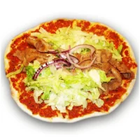 Groente en knofloksaus