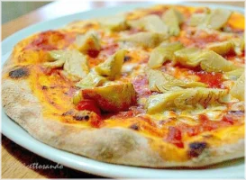 Tomaat, kaas, Artisjokken en oregano